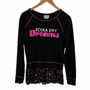Disney Parks Polka Dot Dreams Minnie Long Sleeve Top NWOT Small